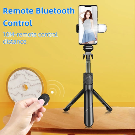 Flexible Tripod Holder Stand Selfie Stick With Bluetooth Remote For IOS Android