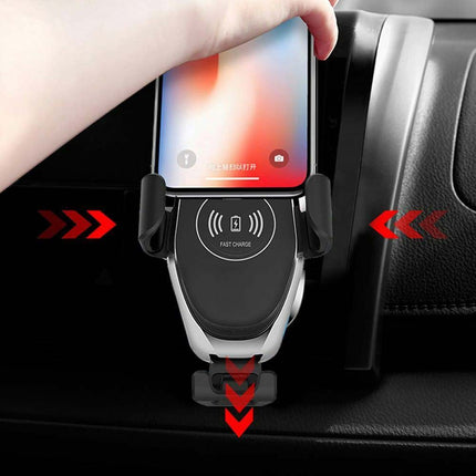 15W Wireless Auto Fast Charger Car Holder Gravity Mount Air Vent Phone Holder