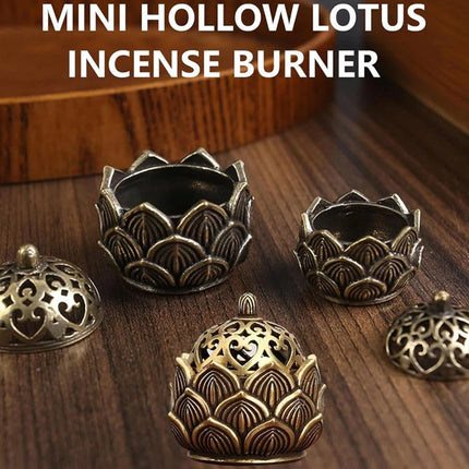 2X Small Lotus Incense Holder - Suitable for Stick Incense & Cone Incense