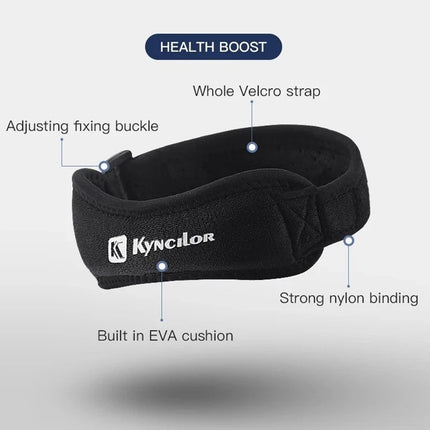 1 PC Patella Tendon Support Strap – Adjustable Compression Knee Brace for Sports