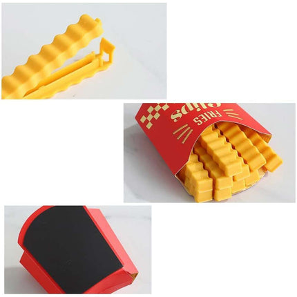 12Pcs Reusable Plastic Food Bag Sealing Clips, Kitchen Fridge & Freezer Storage