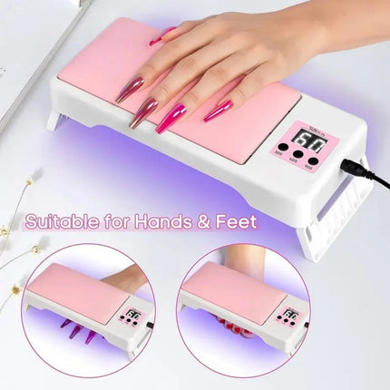 Professional Foldable LED UV Nail Lamp for Nail Dryer and Gel Nail Polish Curing