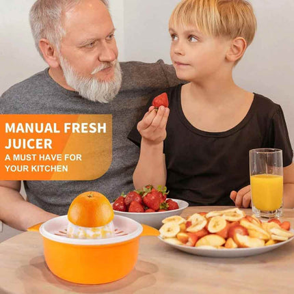 250ml Manual Fruit Juicer Hand Press Lemon Orange Squeezer Kitchen Tool