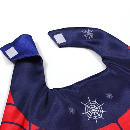 4Pcs Superhero Cosplay Costume, Boys Girls Fancy Dress Kit with Cape & Mask