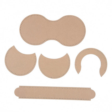 5pcs DIY Leather Coin Purse & Wallet Acrylic Template – Leather Craft Pattern Stencil