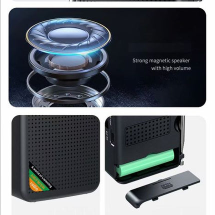 Automatic Tuning All-Band Radio, Portable Multifunctional Full Channel Player
