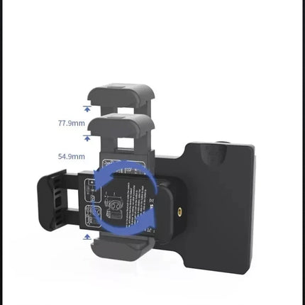 Clip Style Bluetooth Phone Camera Handle Grip, Portable Selfie Stabilizer with Remote Shutter