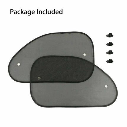 2Pcs Car Sun Shade Cover, Mesh UV Protection for Front Rear Windows