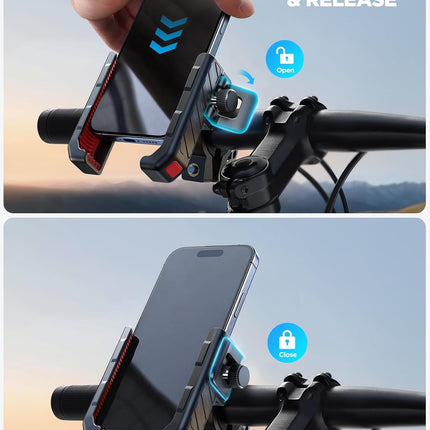 JOYROOM Bike Handlebar Phone Mount Holder for iPhone Samsung 4.7-7"