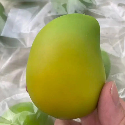 2PCS Color Changing Mango Squishy Stress Ball, Handmade Fidget ASMR Sensory Toy