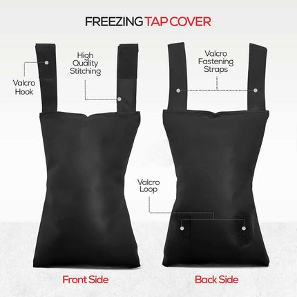 Waterproof Outdoor Tap Cover, Winter Frost Protector & Garden Faucet Insulation Jacket
