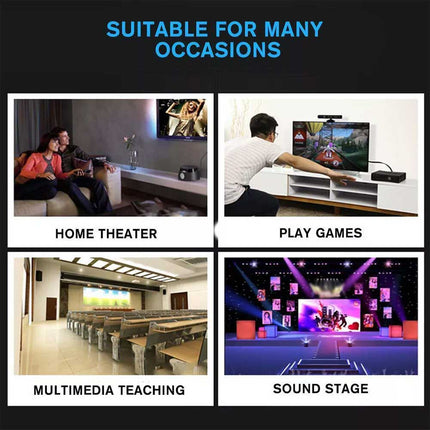 4K 60Hz HDMI to HDMI & Optical SPDIF+RCA L/R Audio Splitter Extractor Converter