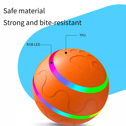 Pet Dog Interactive Play LED Toy Ball Indoor Outdoor Puppy Training Moving Roll