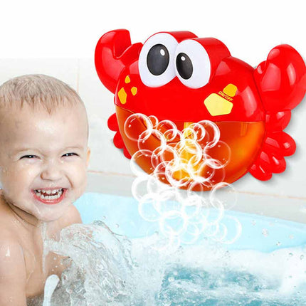 Crab Bubble Machine Musical Shower Fun Baby Toy Bath Bubble Maker