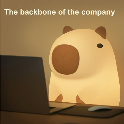 Creative Cute Capybara Night Light for Kids, Adorable Animal LED Night Lamp