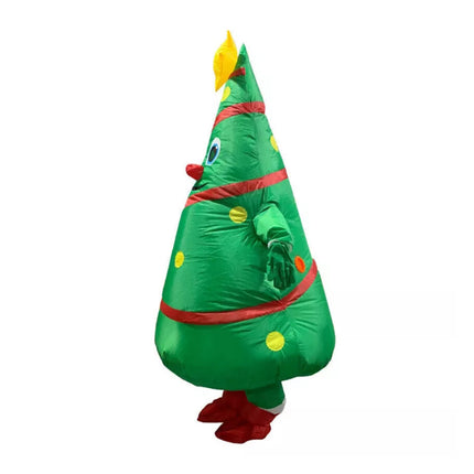 Christmas Tree Inflatable Unisex Costume Adult Funny Blow Up Fancy Dress