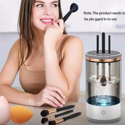 Multi-Function Makeup Brush Cleaner & Dryer – One Device, Complete Care