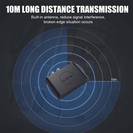 NFC Bluetooth 5.0 Wireless Receiver 3.5mm AUX to 2 RCA Audio Stereo Adapter