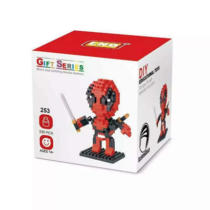 Deadpool Superhero LOZ Style Nano Brick Mini Building Block Puzzle Toy Gift