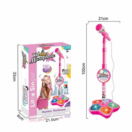 Kids Microphone With Stand Karaoke Song Music Instrument Toys Birthday Gift