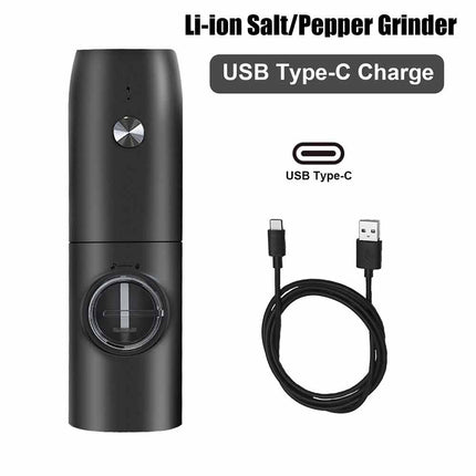 Electric Salt And Pepper Grinder Set USB Rechargeable Salt And Pepper Mill