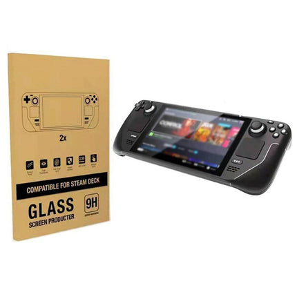 2X Steam Deck Game Console 9h Hardness HD Glass Tempered Film Screen Protector