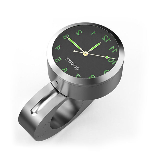 Motorcycle Clock Watch Glow In the Dark Bicycle Bike Handlebar Mount Waterproof
