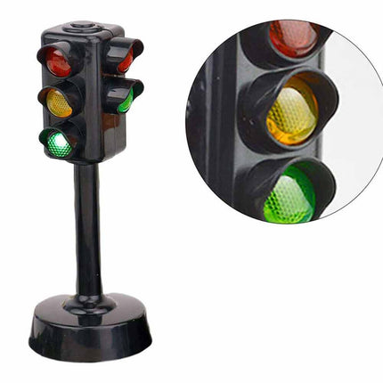 Early Learning Simulation Street Model Kids Gift Traffic Sign Light Toy