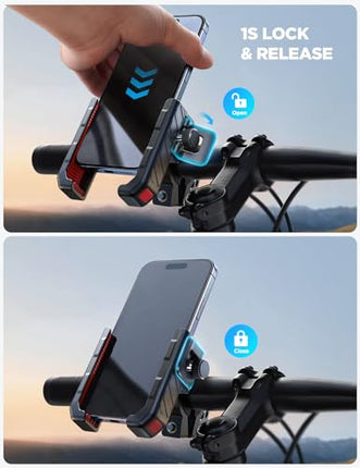 JOYROOM Bike Handlebar Phone Mount Holder for iPhone Samsung 4.7-7"