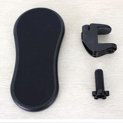 180° Rotating Leather Mouse Wrist Rest Pad, Anti-Fatigue Desk Arm Support