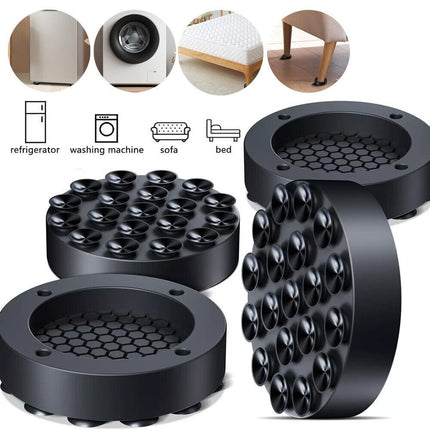 4Pcs Washing Machine Support Mat Anti-Vibration Leg Stopper Foot Pad Feet Pads