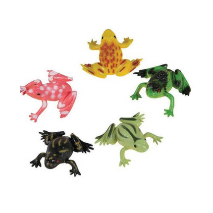 12 Mini plastic FROGS Collections Spring Nature Educational Toys model