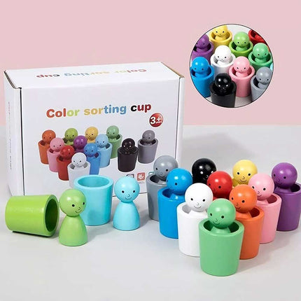 Color Sorting Cups, Matching Game Creative Play Early Educational for Party