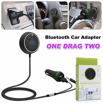 Bluetooth Handsfree Car Kit Bluetooth Music Audio Receiver Wireless NFC AUX