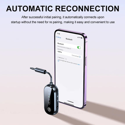 Airplane Wireless Bluetooth Transmitter Audio Adapter for AirPods & Headphones