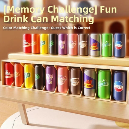 2 Player Duel Board Game, 20PCS Drink Matching Bottle Color Guess Educational Toy