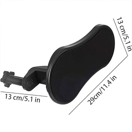 180° Rotating Leather Mouse Wrist Rest Pad, Anti-Fatigue Desk Arm Support