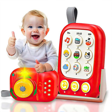 Educational Camera Toy Phone Animal Sounds Music Lights Toddlers Mobile Toy