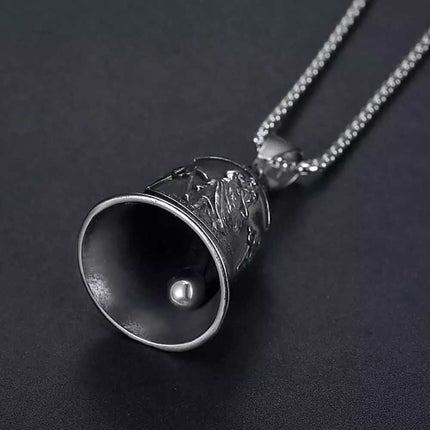 St. Christopher Guardian Bell Motorcycle Lucky Bell Stainless Steel Ride Bells No Chains