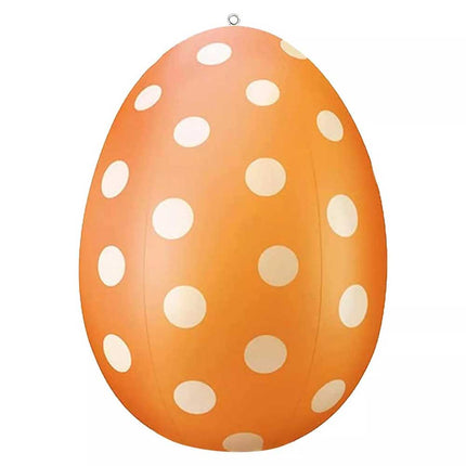 1x RandomColor  Inflatable Easter Egg & Pump Easter Inflatables Outdoor Decor
