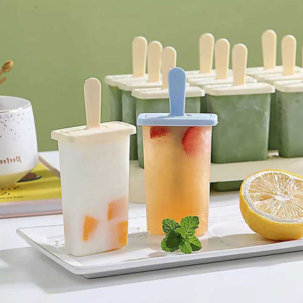 9 Cell Frozen Ice Cream Diy Pop Mold Popsicle Maker Lolly Mould Tray Pan