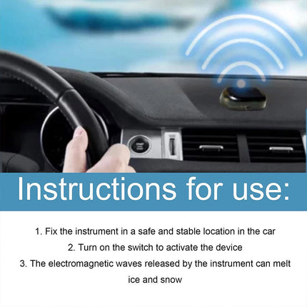 1X Anti Ice And Snow Interference, Electromagnetic Type Antifreeze, Car Winter Essential