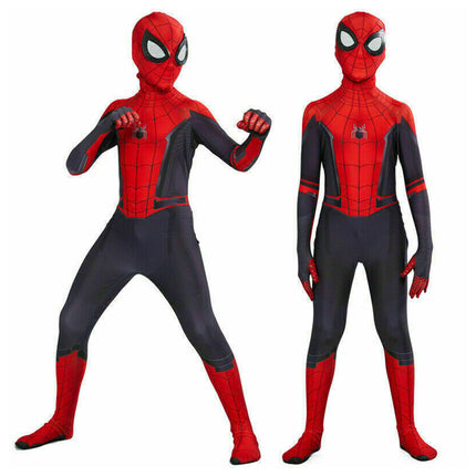 Kids Boys Spider-Man: Far From Home Spiderman Zentai Cosplay Costume Suit Outfit