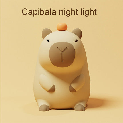 Creative Cute Capybara Night Light for Kids, Adorable Animal LED Night Lamp