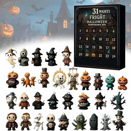 Halloween Countdown Advent Calendar, 31 Days Fright Themed Surprise Gift Box