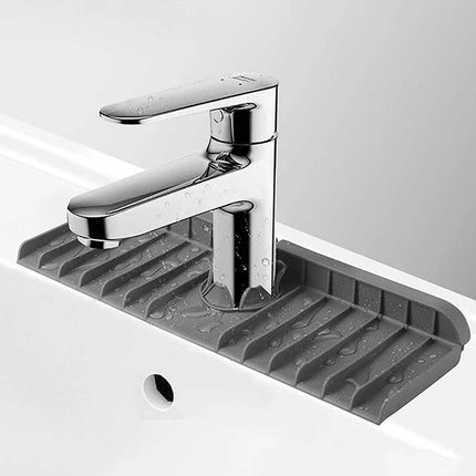 Silicone Faucet Mat for Kitchen & Bathroom: Keep Sinks Dry, Stop Splashes & Speed Up Drying