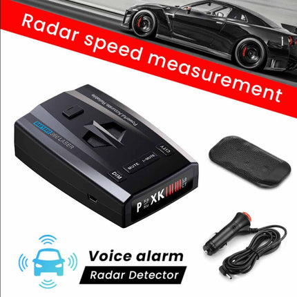 360°Full Band Laser Car Radar Speed Detector Camera Voice Alert Velocimetry