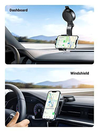 UGREEN Car Phone Mount Dashboard Suction Holder Compatible with 4.7-7.2'' Phones