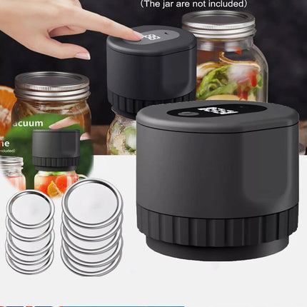 Electric Mason Jar Vacuum Sealer Kit Full Automatic Jar Sealer Mason Jar Lids