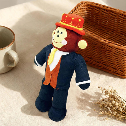 Monkey Plush with Soft Texture – Funny Cartoon Doll, Cute Collectible Plush Figure
